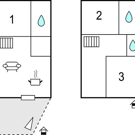 度假居 Stunning Home In Rubercy With Sauna